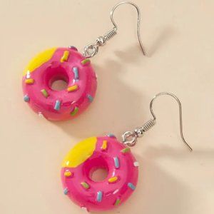 kawaii donut fashion earrings
